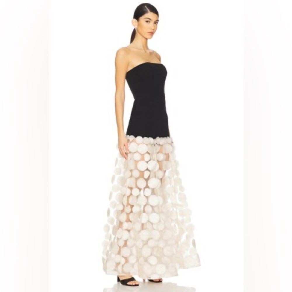 NWOT BRONX AND BANCO Harper Strapless Black and Beige Gown, wedding guest dress - Picture 12 of 15